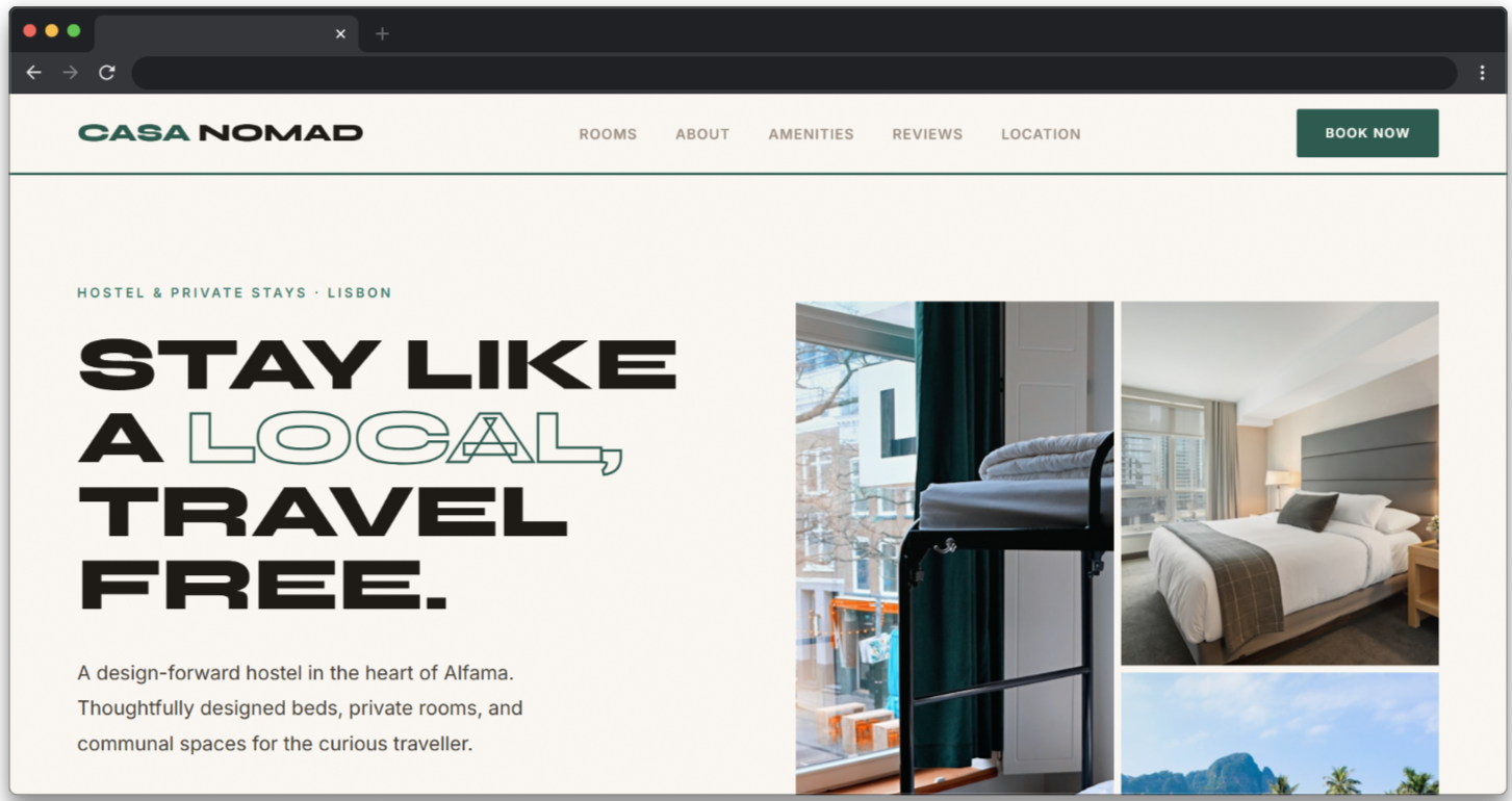 Hostel Mockup